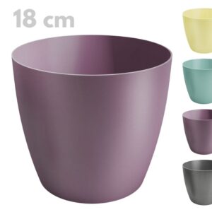 PVC okrasni lonec Aga mat 18 cm