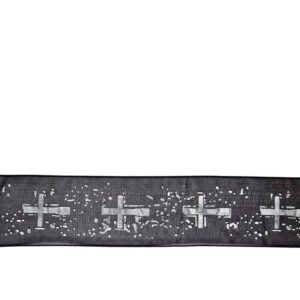 Žalni trak KRIŽ-01 11101 4 cm - črna (30)